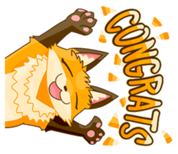 Fox on the left side! sticker #15859351