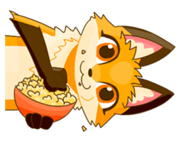 Fox on the left side! sticker #15859356