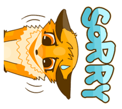 Fox on the left side! sticker #15859357