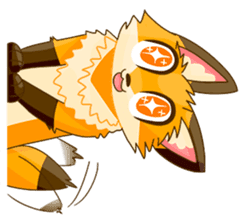 Fox on the left side! sticker #15859362