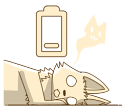 Fox on the left side! sticker #15859366