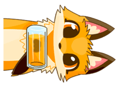 Fox on the left side! sticker #15859367