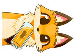 Fox on the left side! sticker #15859368