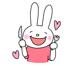 love love rabbit (men) sticker #15859947