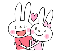 love love rabbit (men) sticker #15859967