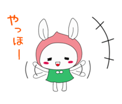 Small devil momotan and mi-tan sticker #15860330