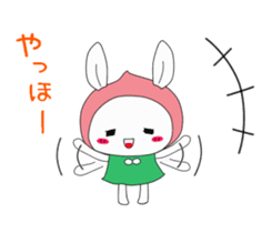 Small devil momotan and mi-tan sticker #15860330