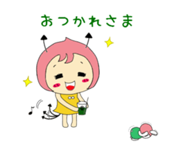 Small devil momotan and mi-tan sticker #15860332