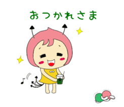 Small devil momotan and mi-tan sticker #15860332