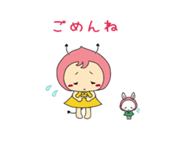 Small devil momotan and mi-tan sticker #15860341