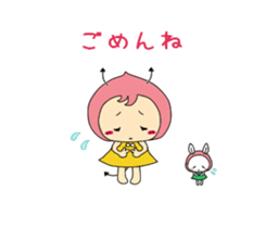 Small devil momotan and mi-tan sticker #15860341