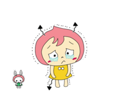 Small devil momotan and mi-tan sticker #15860342