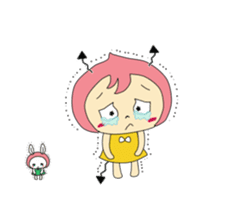 Small devil momotan and mi-tan sticker #15860342