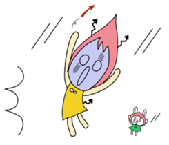 Small devil momotan and mi-tan sticker #15860347