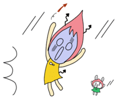 Small devil momotan and mi-tan sticker #15860347