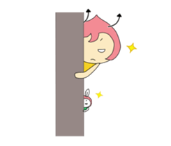 Small devil momotan and mi-tan sticker #15860355