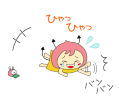 Small devil momotan and mi-tan sticker #15860361