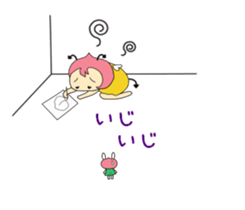 Small devil momotan and mi-tan sticker #15860362