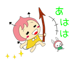 Small devil momotan and mi-tan sticker #15860364