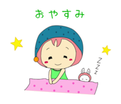 Small devil momotan and mi-tan sticker #15860368