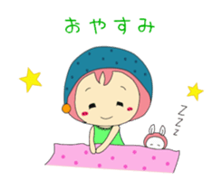 Small devil momotan and mi-tan sticker #15860368