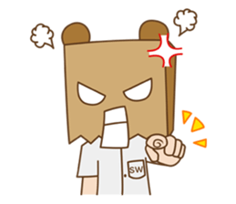 SW. Mr.PaperBag sticker #15860379