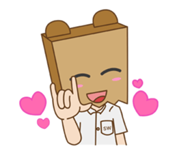 SW. Mr.PaperBag sticker #15860380