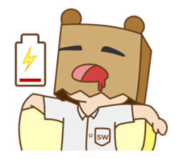 SW. Mr.PaperBag sticker #15860389