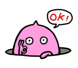 Creatures under the ground sticker #15860468