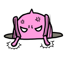 Creatures under the ground sticker #15860474