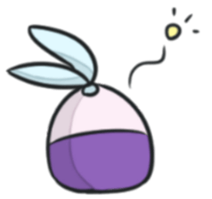 Game character and two gamers sticker #15860926