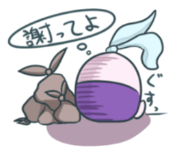 Game character and two gamers sticker #15860935