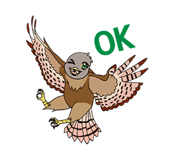 Raptors of Thailand sticker #15861007