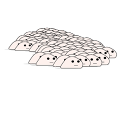 Pale pink POTEN sticker #15861065