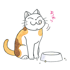 สติ๊กเกอร์ไลน์ FukuFuku the Happy Cat