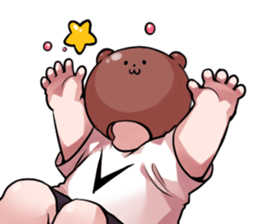 BigBear Blank Thoughts sticker #15861738