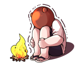 BigBear Blank Thoughts sticker #15861744