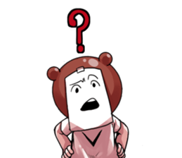 BigBear Blank Thoughts sticker #15861745