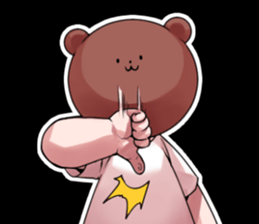 BigBear Blank Thoughts sticker #15861746