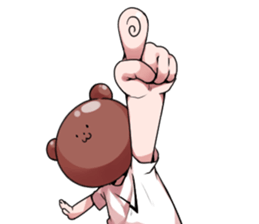 BigBear Blank Thoughts sticker #15861747