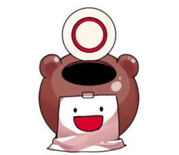 BigBear Blank Thoughts sticker #15861750