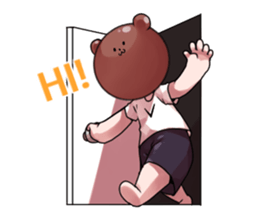 BigBear Blank Thoughts sticker #15861751