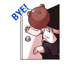 BigBear Blank Thoughts sticker #15861752