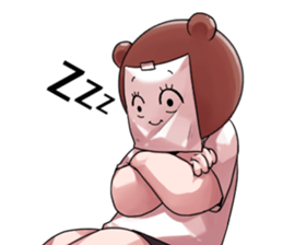 BigBear Blank Thoughts sticker #15861753