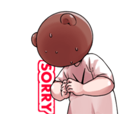 BigBear Blank Thoughts sticker #15861758