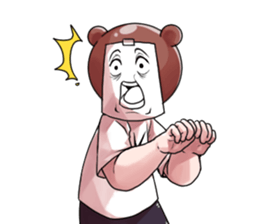 BigBear Blank Thoughts sticker #15861760