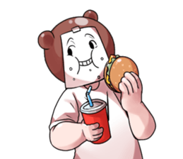 BigBear Blank Thoughts sticker #15861763