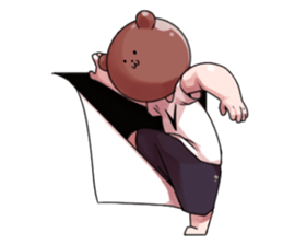 BigBear Blank Thoughts sticker #15861772