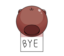 BigBear Blank Thoughts sticker #15861774