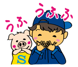 Mechanic "STETTA" and the piglet "S" sticker #15861789